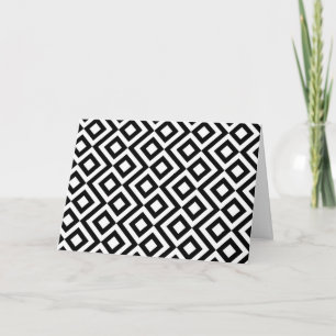 Carte Mander noir et blanc