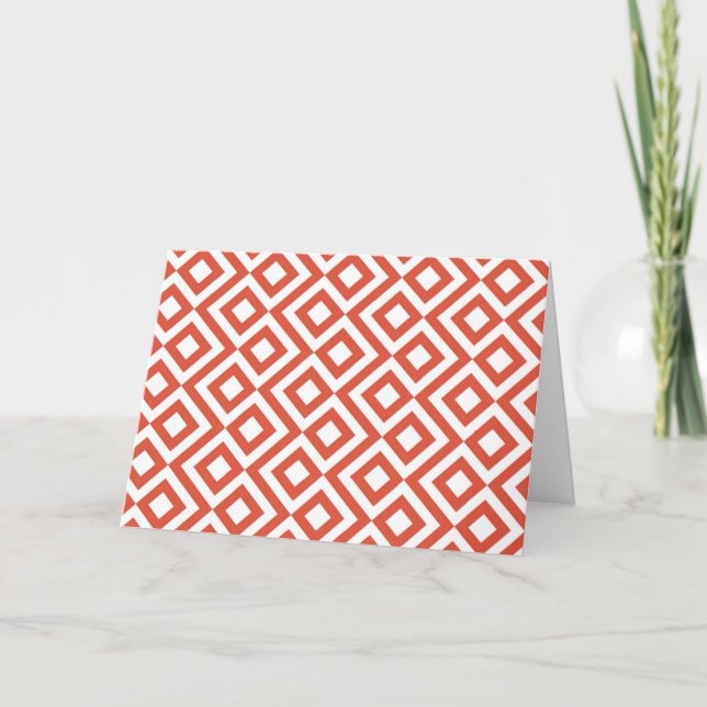 Carte Mander orange et blanc (Devant)