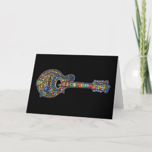 Carte Mandoline de mosaïque