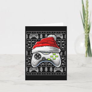 Carte Manège vidéo de Noël laid Gam de Noël