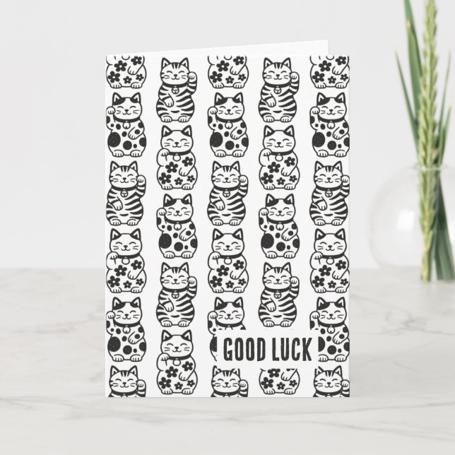 Carte Maneki Neko (Devant)
