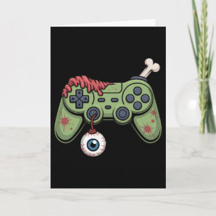 Carte Manette de joueur zombie avec Eyell et Halloween G