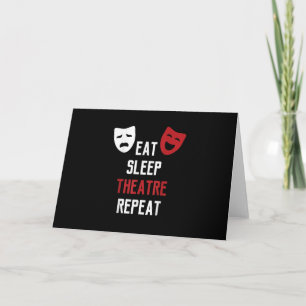 Carte Manger Dormir Atre Répéter - Gif Acteur Musical Br