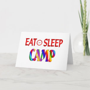 Carte Manger le camp de sommeil