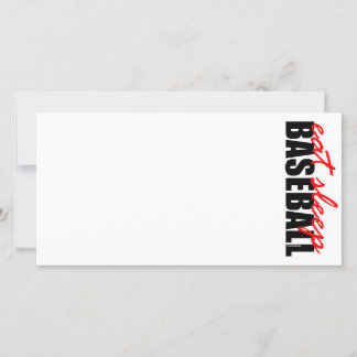 Carte Mangez le baseball du sommeil