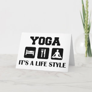 Carte Mangez le yoga de sommeil