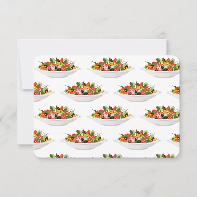 Carte Mangez plus de plantes frais motivation salade let (Devant)