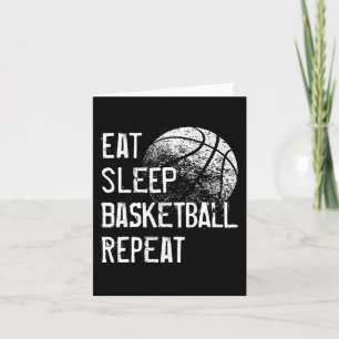 Carte Mangez Sleep Basketball Répétition pour Hommes Fem
