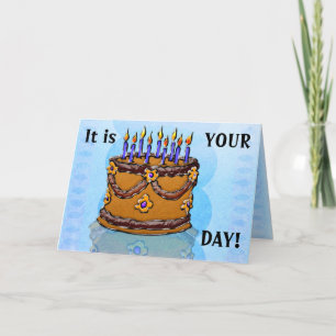 Carte Mangez votre gâteau #3 (Carte Anniversaire)