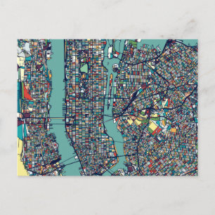 Carte Manhattan New York