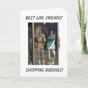 CARTE MANNEQUINS - LES MEILLEURS AMIS / SHOPPERS ANNIVER
