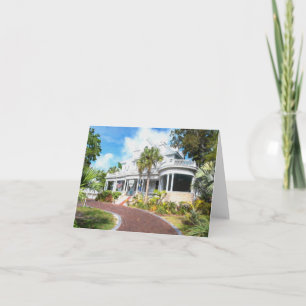 Carte Manoir vintage