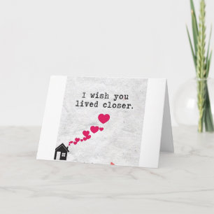 CARTE **MANQUANT MON AMI-MAIS HEUREUX POUR VOUS**