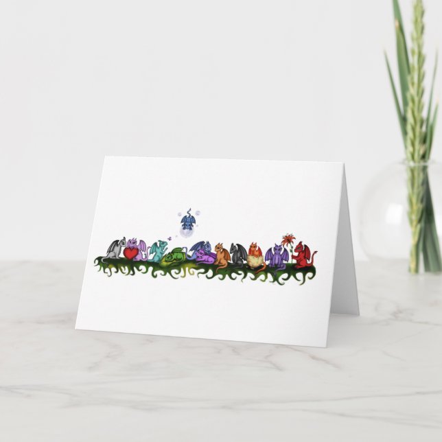 Carte many cute dragons (Devant)