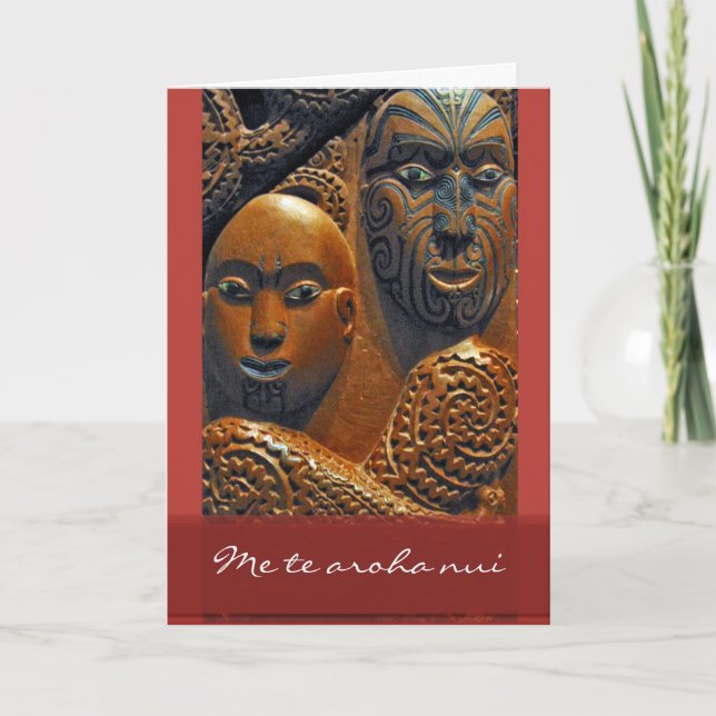 Carte maorie de Saint-Valentin (Devant)