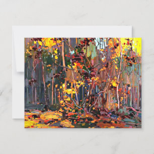 Carte Maple Saplings, oeuvre populaire de Tom Thomson