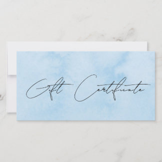 Carte Maquillage et cheveux bleu moderne