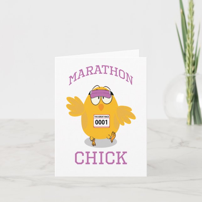 Carte Marathon Chick (Devant)