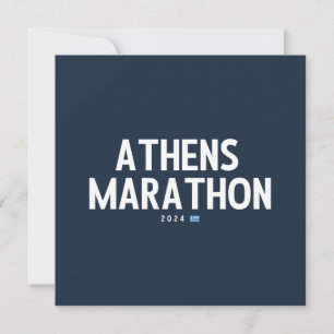 Carte Marathon d'Athènes 2024