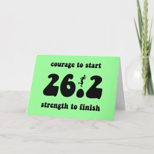 Carte Marathon inspirant