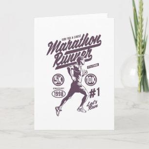Carte Marathon Runner