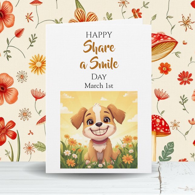 Carte March 1st is Share a Smile Day!  (Créateur téléchargé)