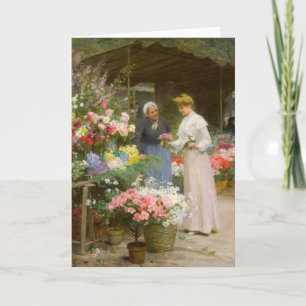 Carte Marché aux fleurs   Victor Gabriel Gilbert