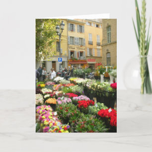 Carte Marché de fleur à Aix-en-Provence, France