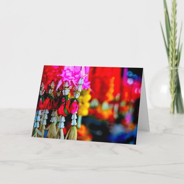 Carte Marché de fleur, Chiang Mai (Devant)