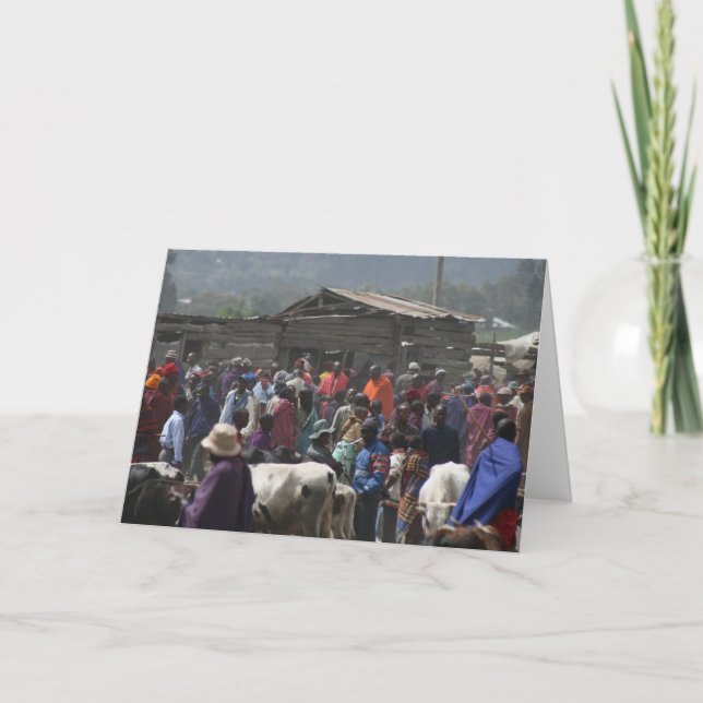 Carte Marché de Maasai (Devant)