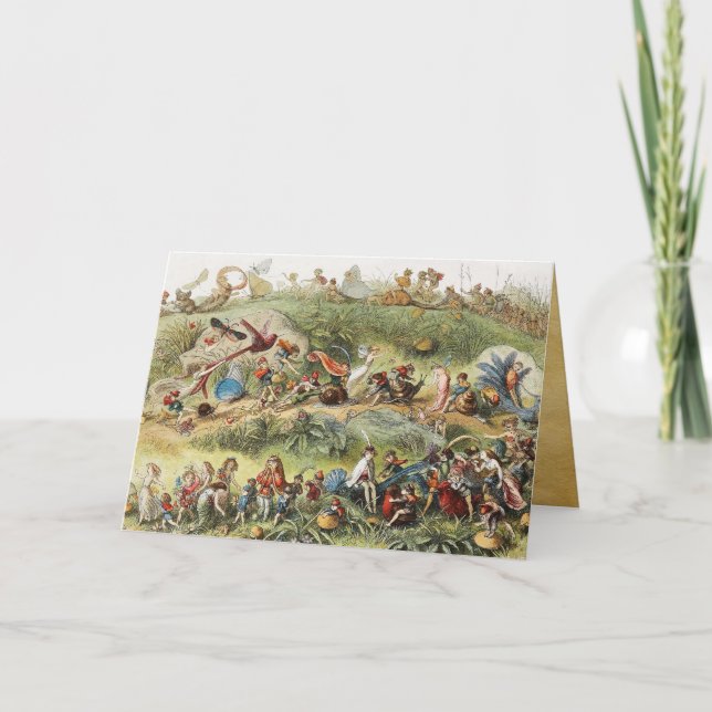 Carte Marche triomphale de l'Elfe Roi, Fées, Goblins (Devant)