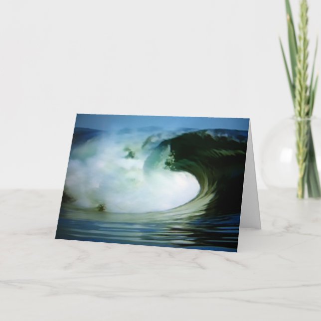 CARTE MARCHER LES VAGUES DUDE=PROFITER DE L'ANNIVERSAIRE (Devant)