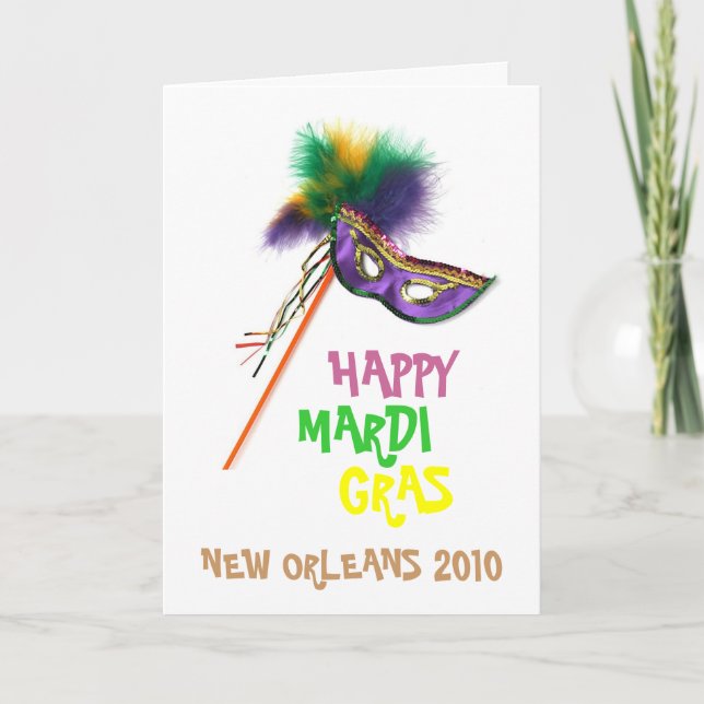 Carte Mardi gras (Devant)
