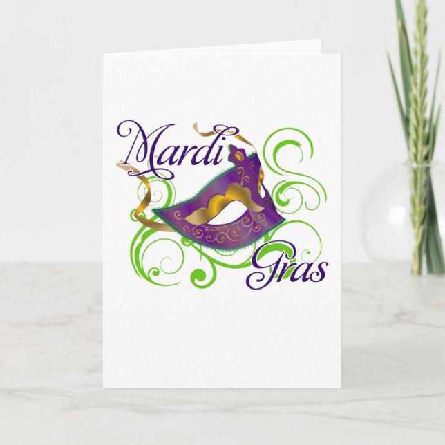 Carte Mardi gras (Devant)