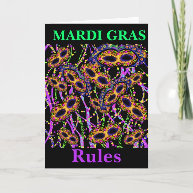 Carte Mardi Gras (Devant)