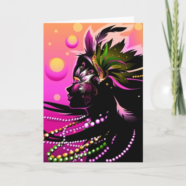 Carte Mardi gras (Devant)
