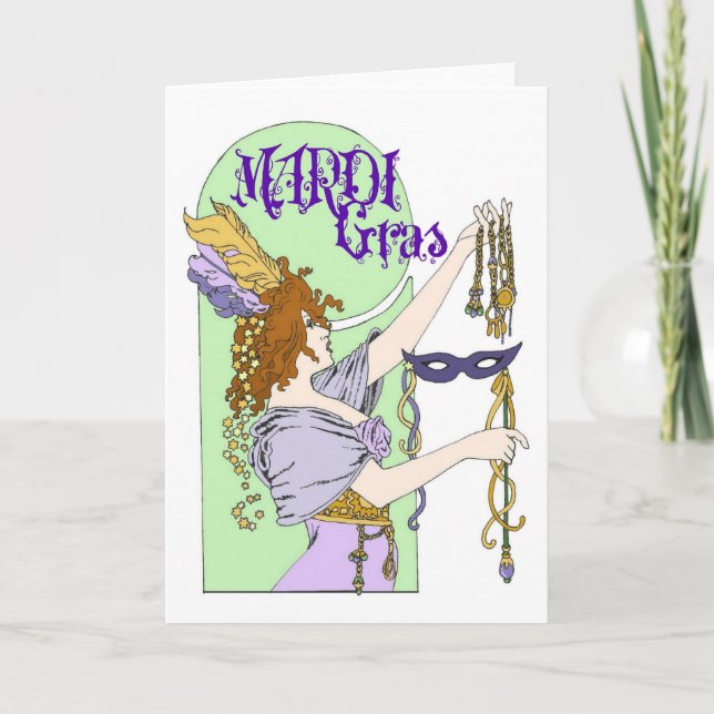 Carte Mardi gras (Devant)