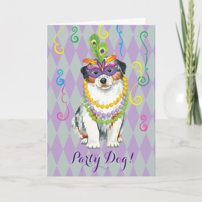 Carte Mardi Gras Aussie (Devant)