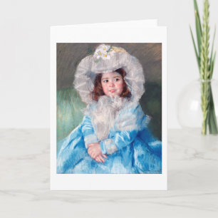 Carte Margot en bleu, Mary Cassatt