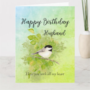 Carte Mari Anniversaire Amour mon coeur Bécasseau