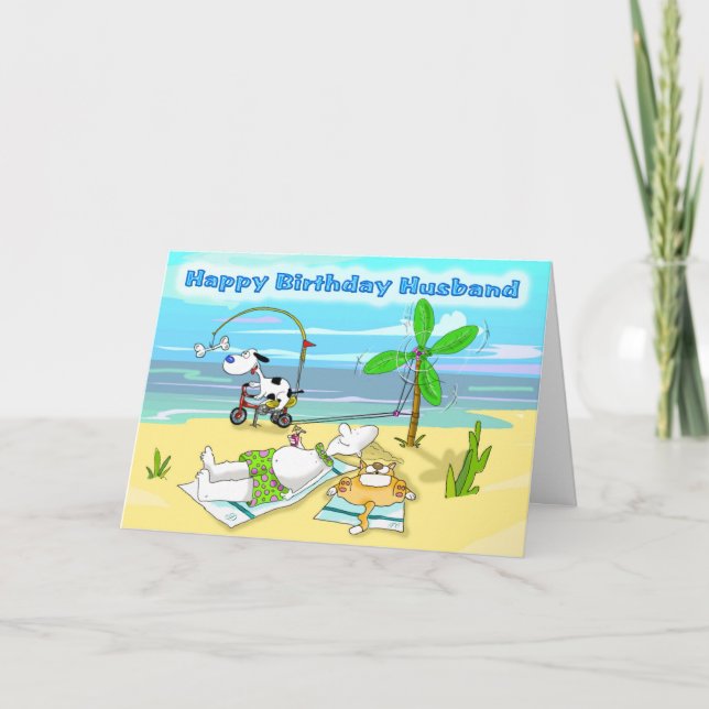 Carte Mari de joyeux anniversaire (Devant)