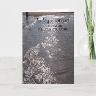 Carte Mari de la mer Anniversaire de mariage personnalis
