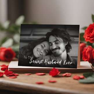 Carte Mari le plus sexy du monde Photo Saint-Valentin