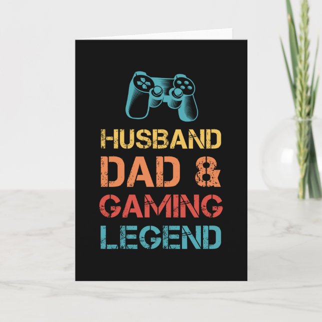 Carte Mari Papa Jeu Légende Mari cadeau Mari (Devant)