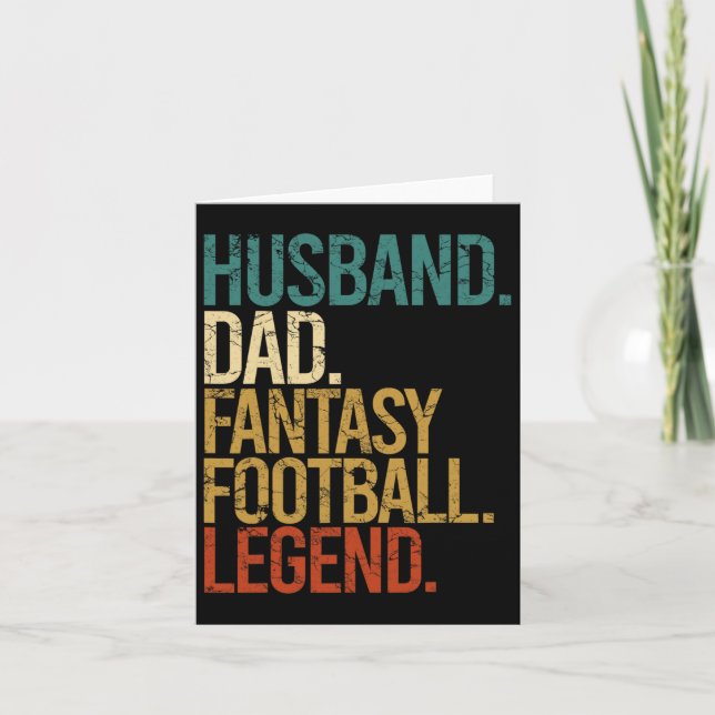 Carte Mari Papa Légende de Football Fantastique Drôle Ho (Devant)