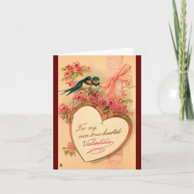 Carte Mari Valentine Bluebirds (Devant)