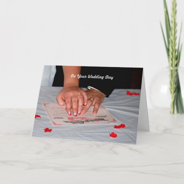 Carte Mariage (Devant)