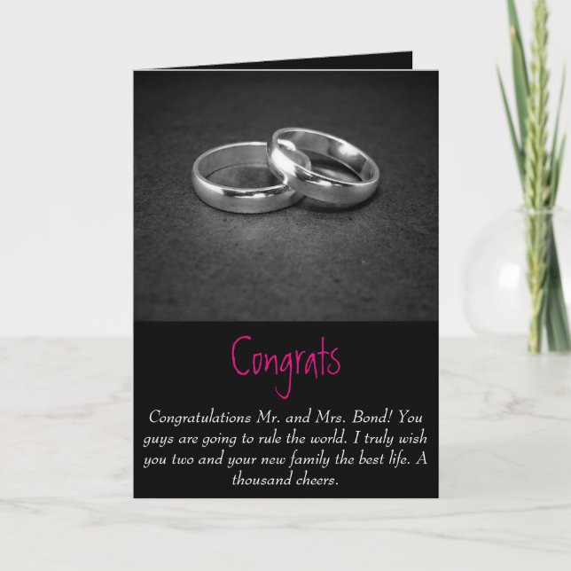 Carte mariage (Devant)