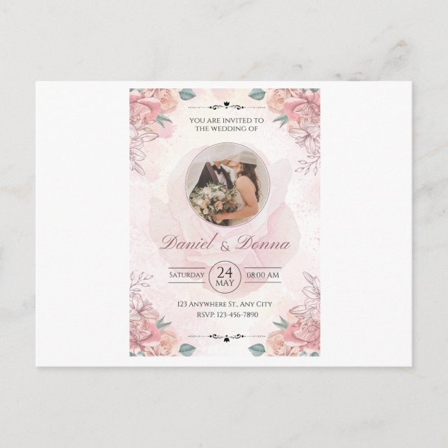 Carte mariage (Devant)