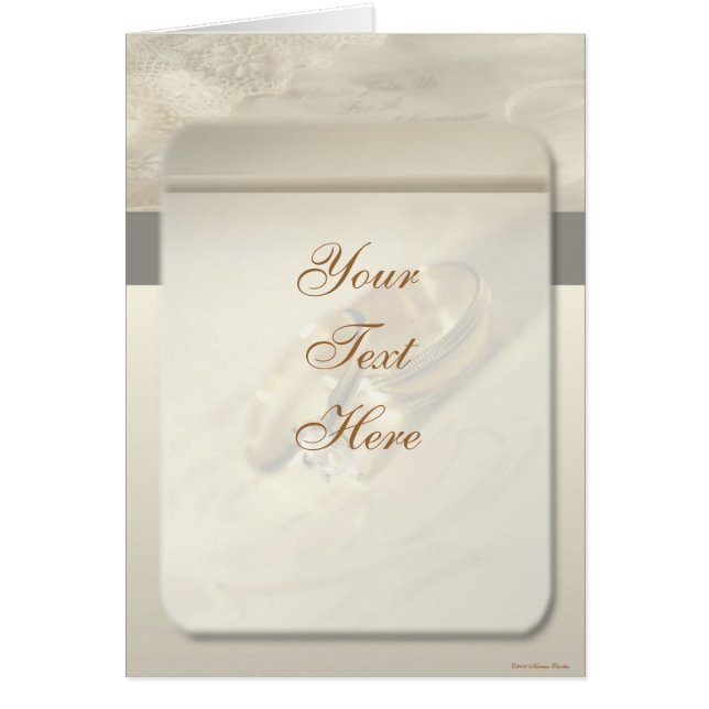 Carte mariage (Devant)